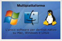 multipiattaforma: l'unico software per dentisti nativo su Mac, Windows e Linux 