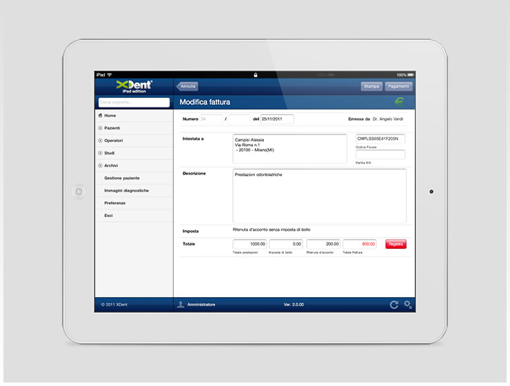 XDent iPad Edition