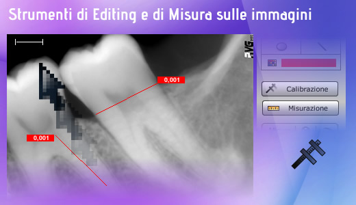Strumenti di Editing e di Misura sulle immagini